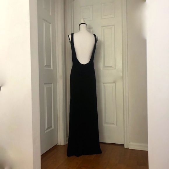 Andrea Polizzi Backless Black Evening Gown - Picture 11 of 12